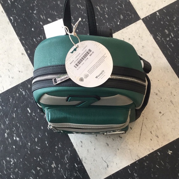 Harry Potter Loungefly Slytherin Mini Backpack - Picture 2 of 3